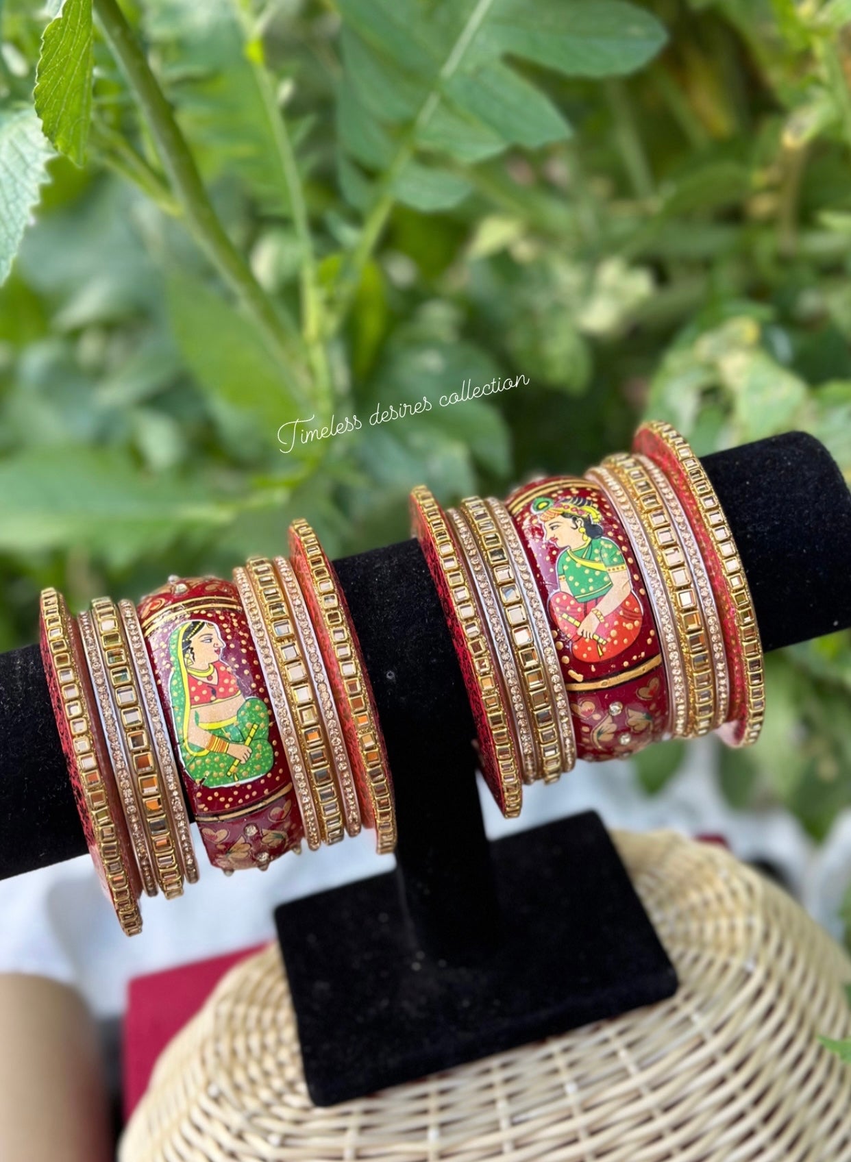 Rajwadi Doli Chooda bangles ( set of both hands )