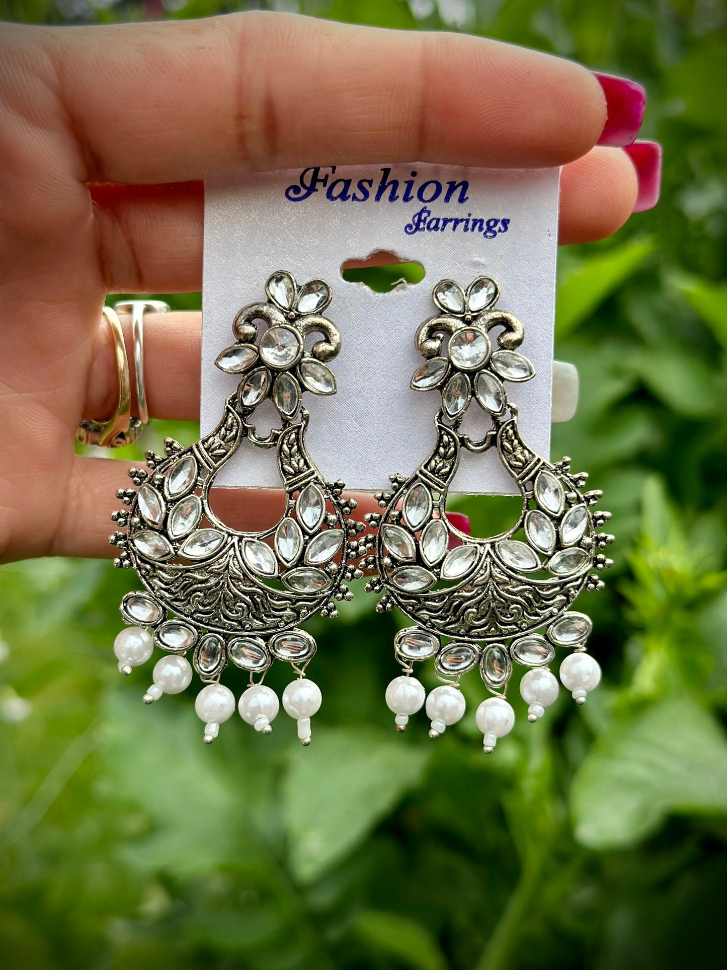 Oxidised earrings