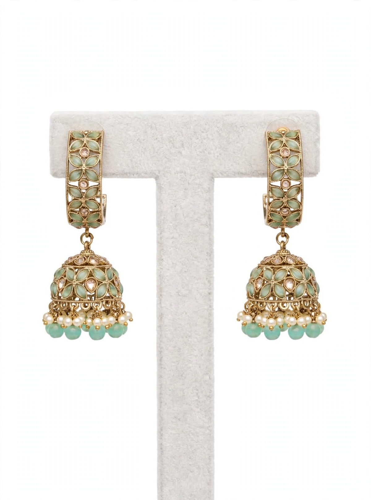 Sky blue earrings, Code: E2