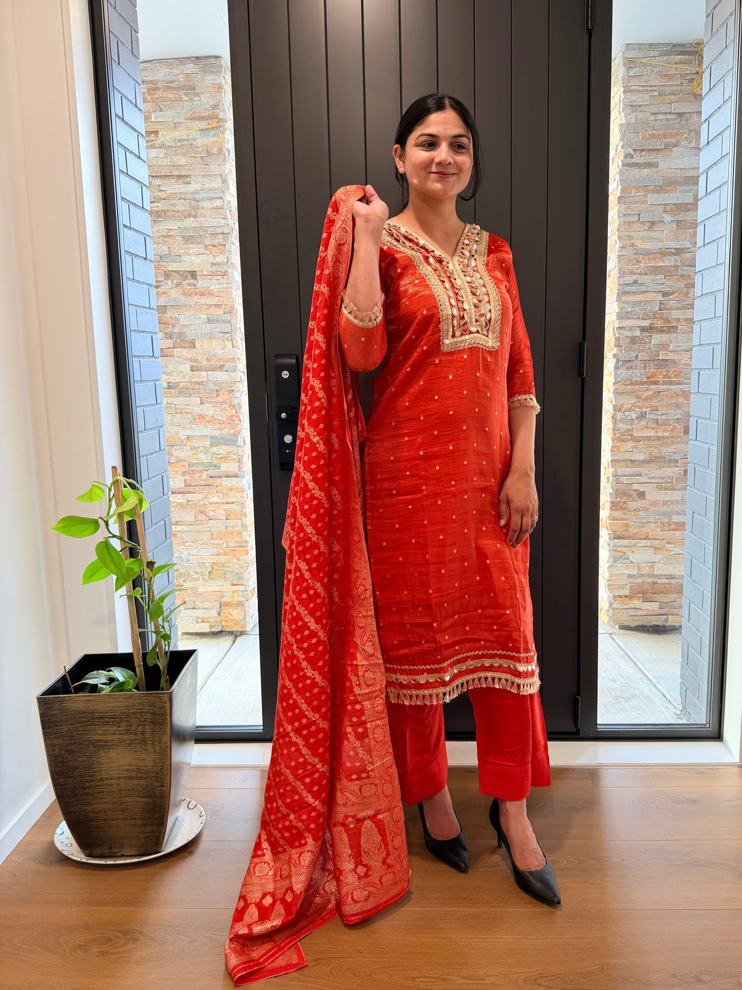 Readymade partywear designer suit, Code: R11