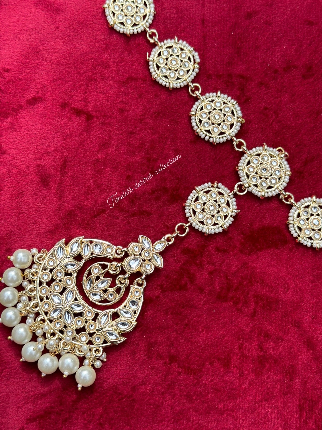 Matha patti in kundan