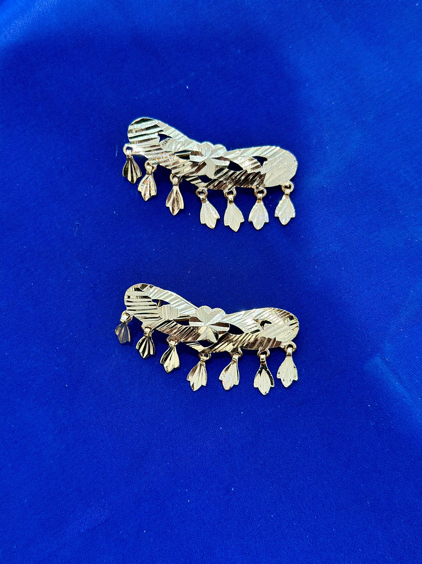 Gold plated hair clips - (Code:048)