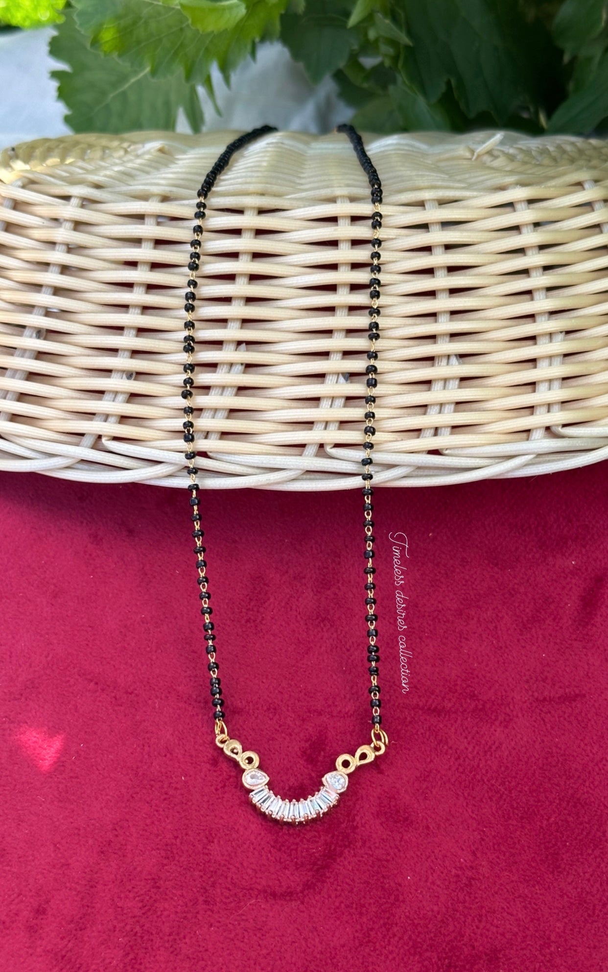 Mangalsutra necklace in AD