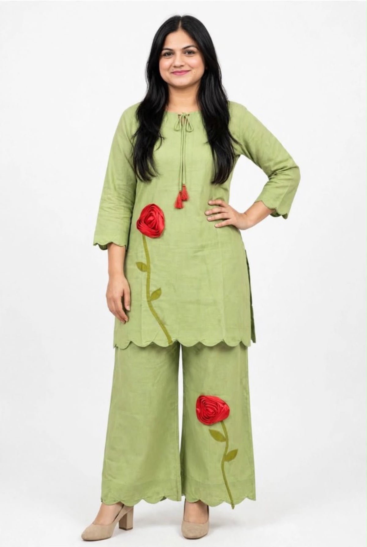 Fency stylish Co Ord set in Muslin, Code: RE57