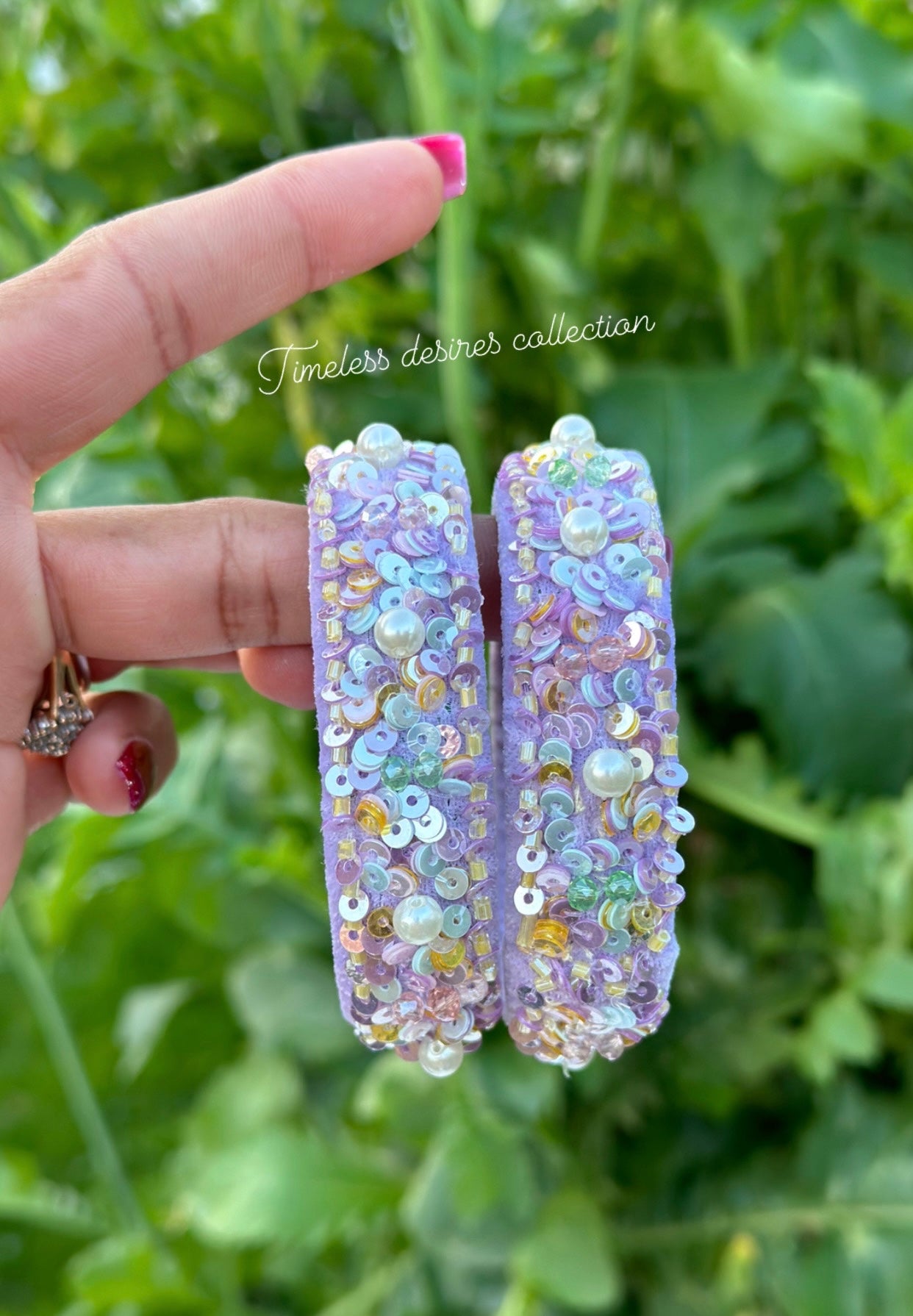 Multi coloured handmade soft kangan bangles