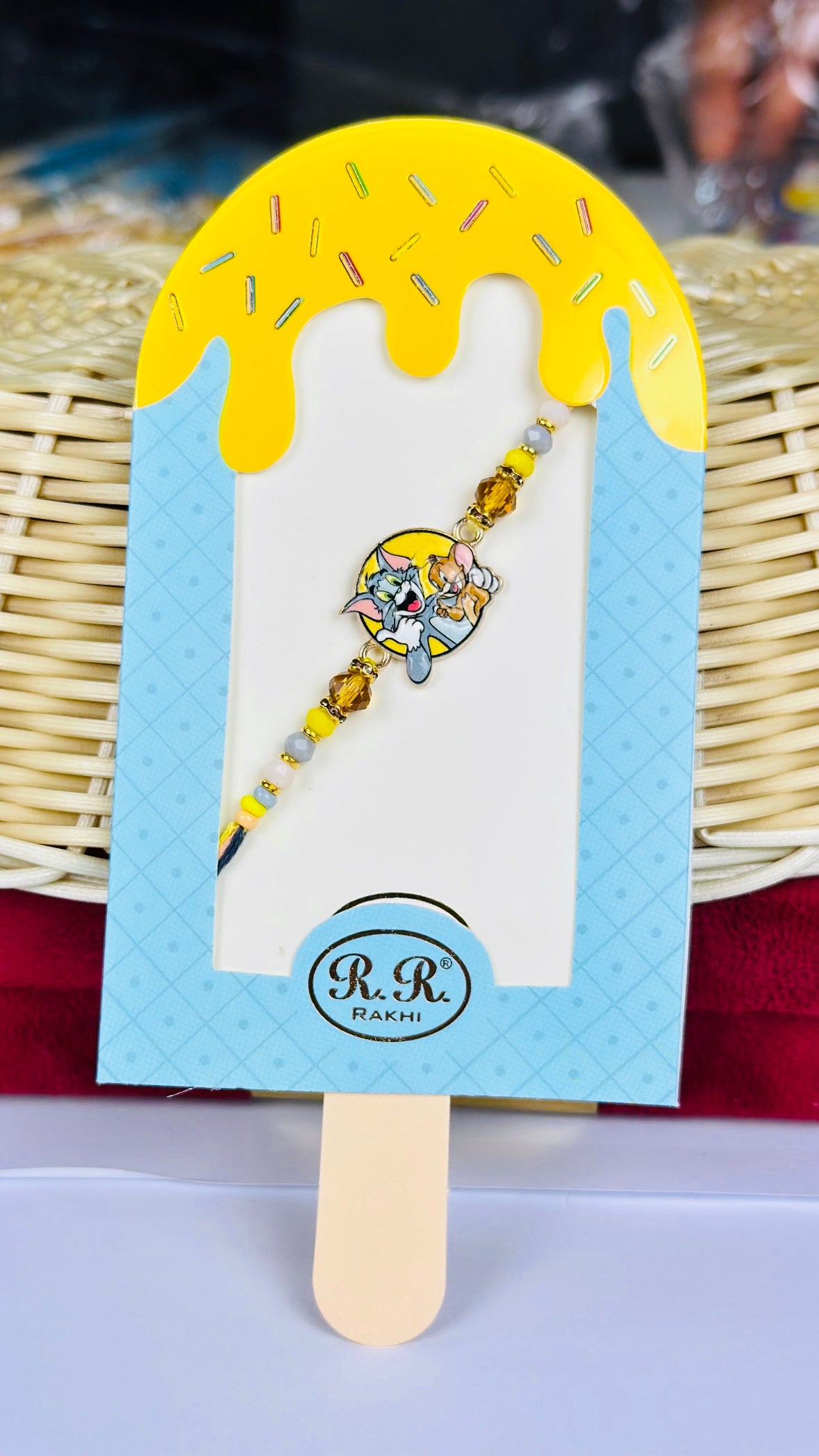 Tom & Jerry Kids Rakhi / Rakhdi Pack- Code A58
