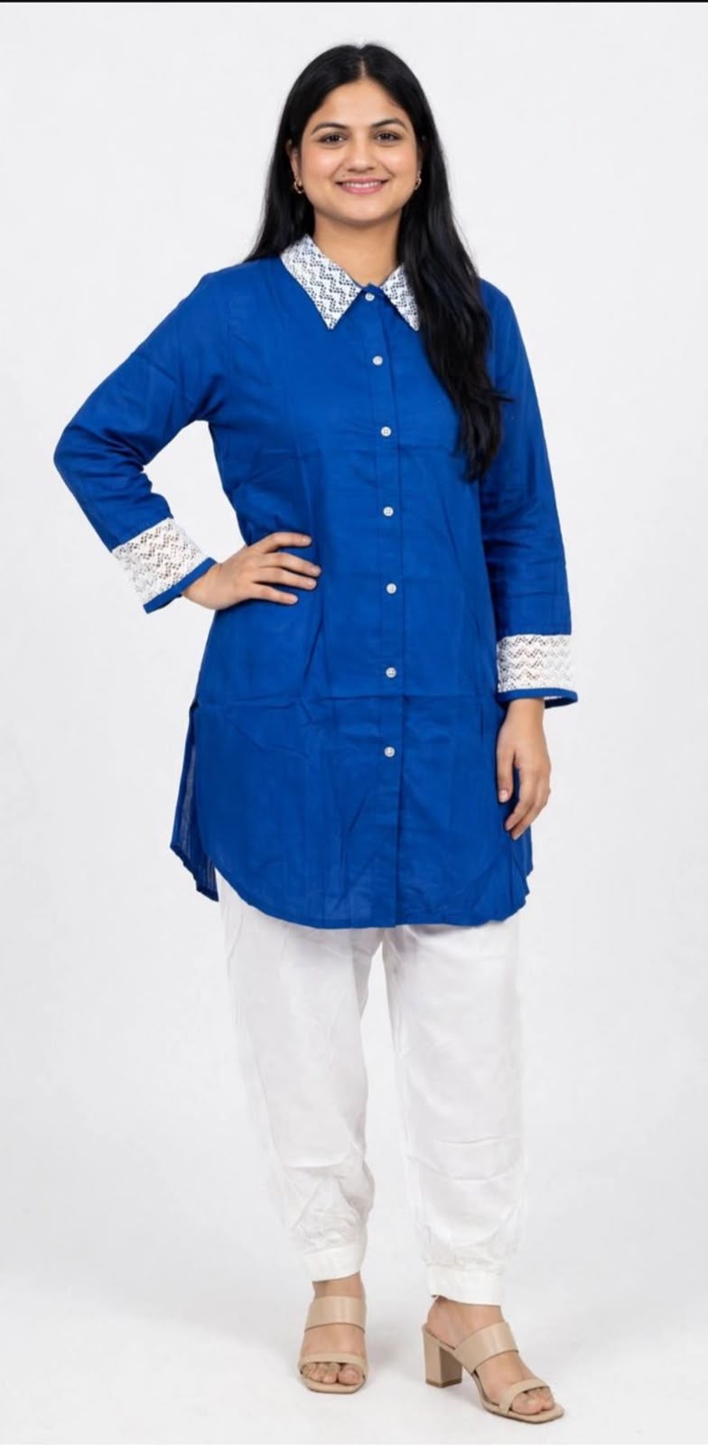 Pathani Look Co-Ord set in Cotton, Code: RE9