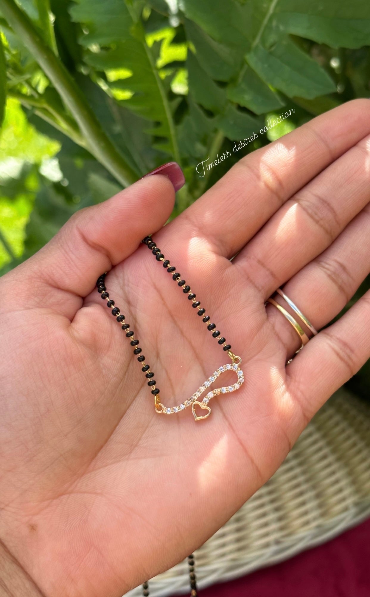 Mangalsutra necklace in AD