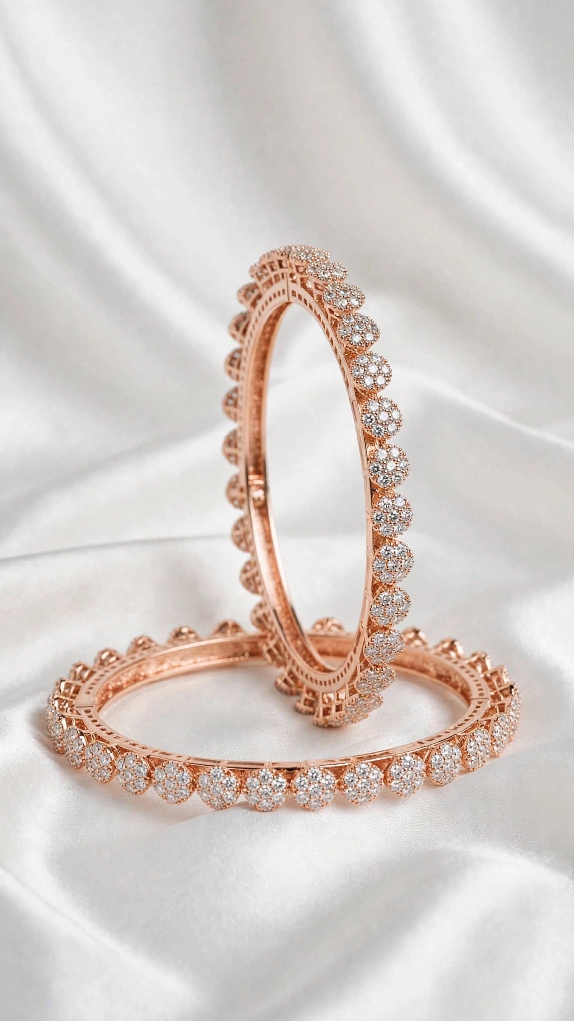 American Diamond premium Kade bangles - Size 2.6