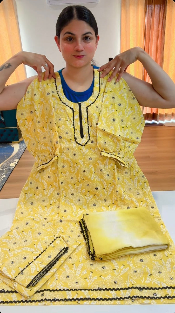 Cotton Printed Boutique Stitched Suit, Code: 217