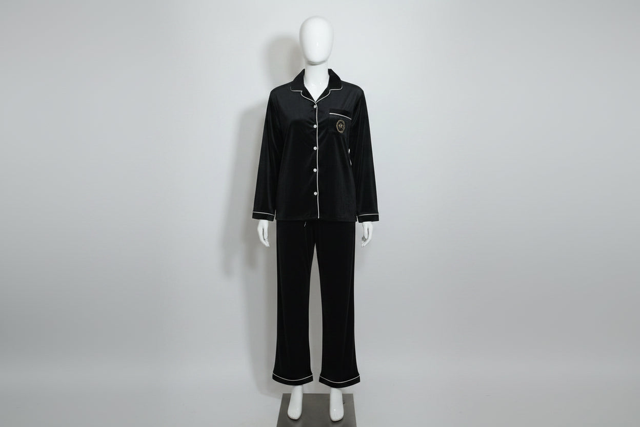 Velvet co-ord set( free size from 36-42 )
