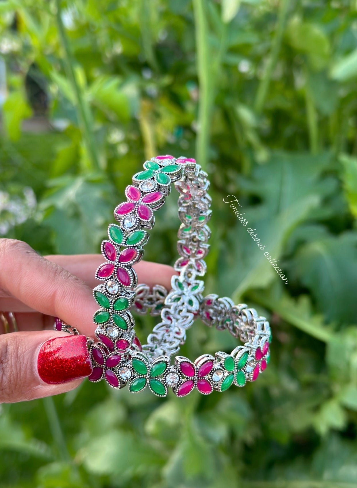 Oxidised bangles / kangan’s in multi