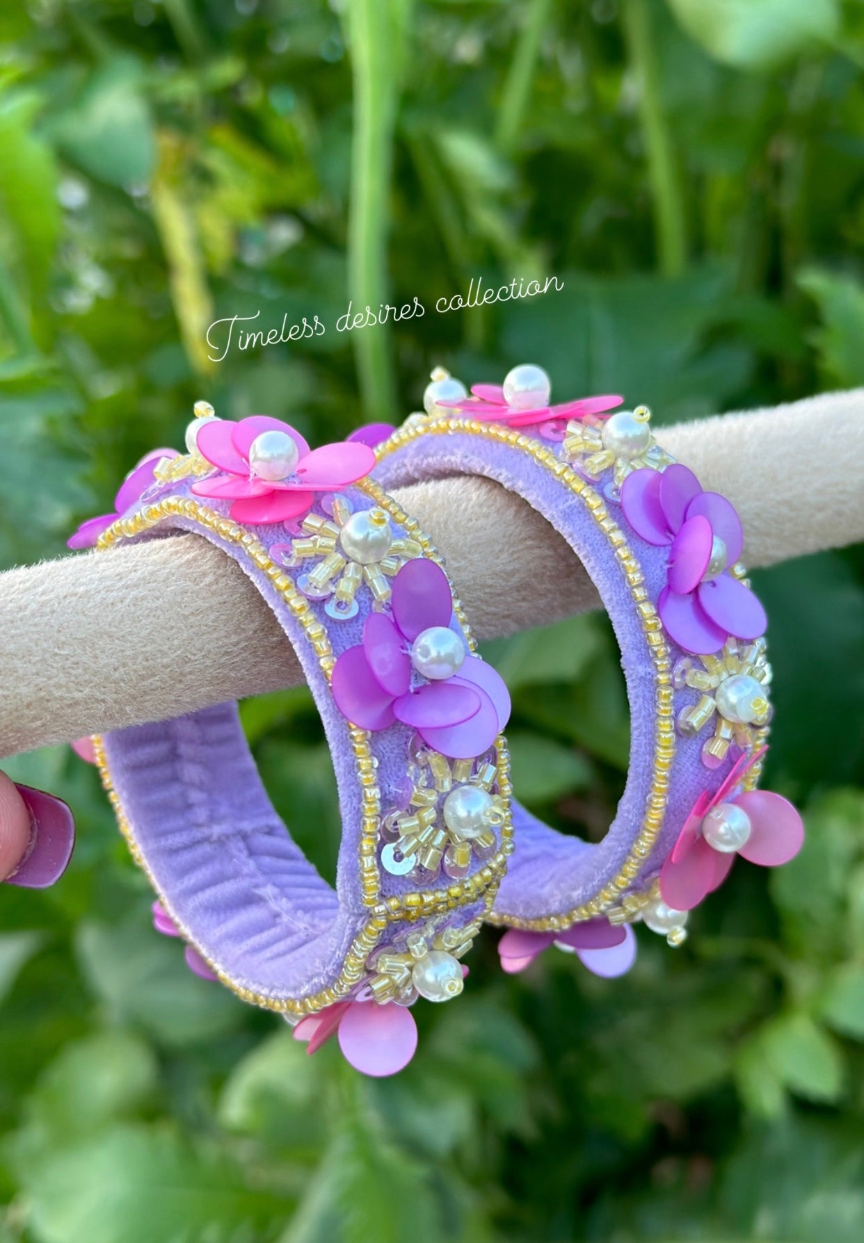 Multi coloured handmade soft kangan bangles