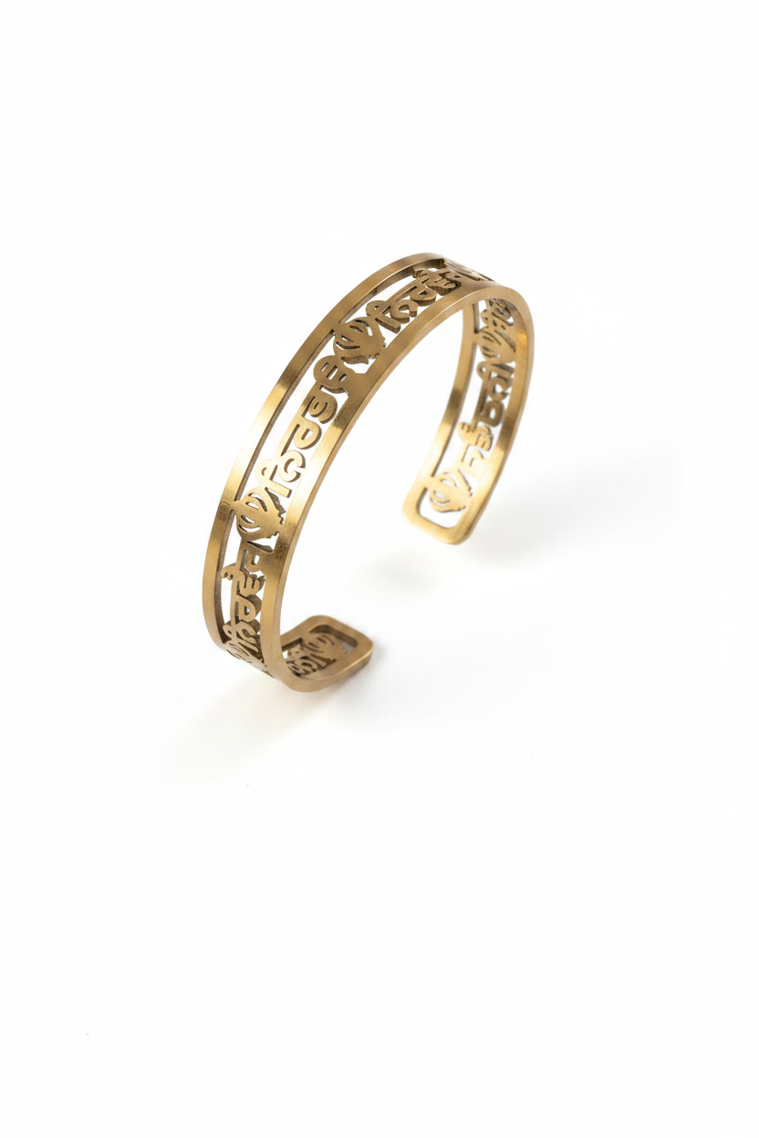 Anti tarnish adjustable size Kada ( Unisex )