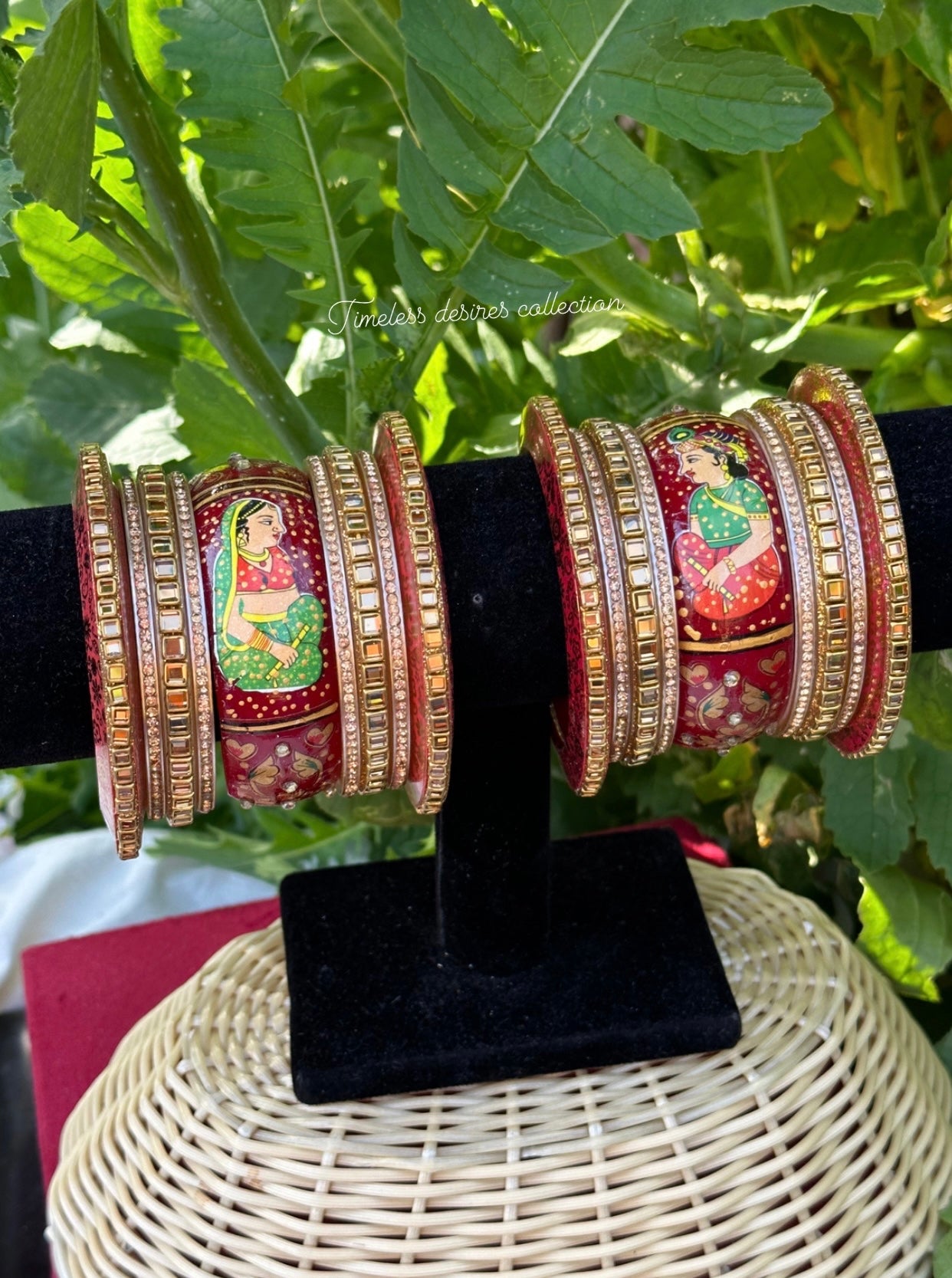 Rajwadi Doli Chooda bangles ( set of both hands )