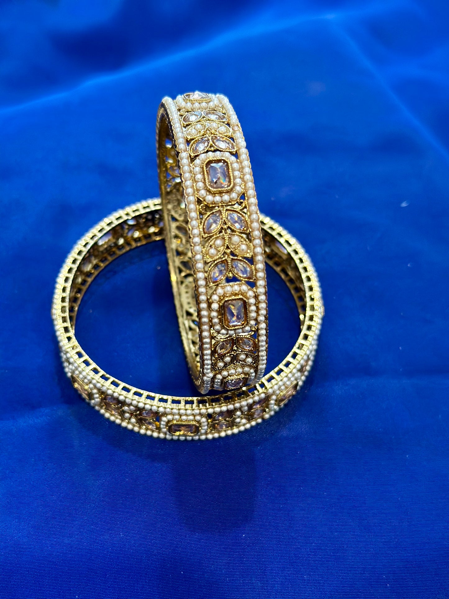 Kada bangle (2pk), Colour: Gold, (Code:025)