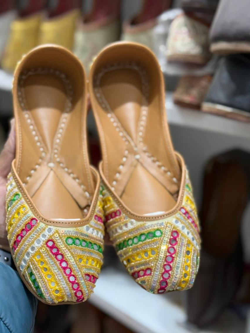 Punjabi jutti, Colour: multi, (Code: X11)