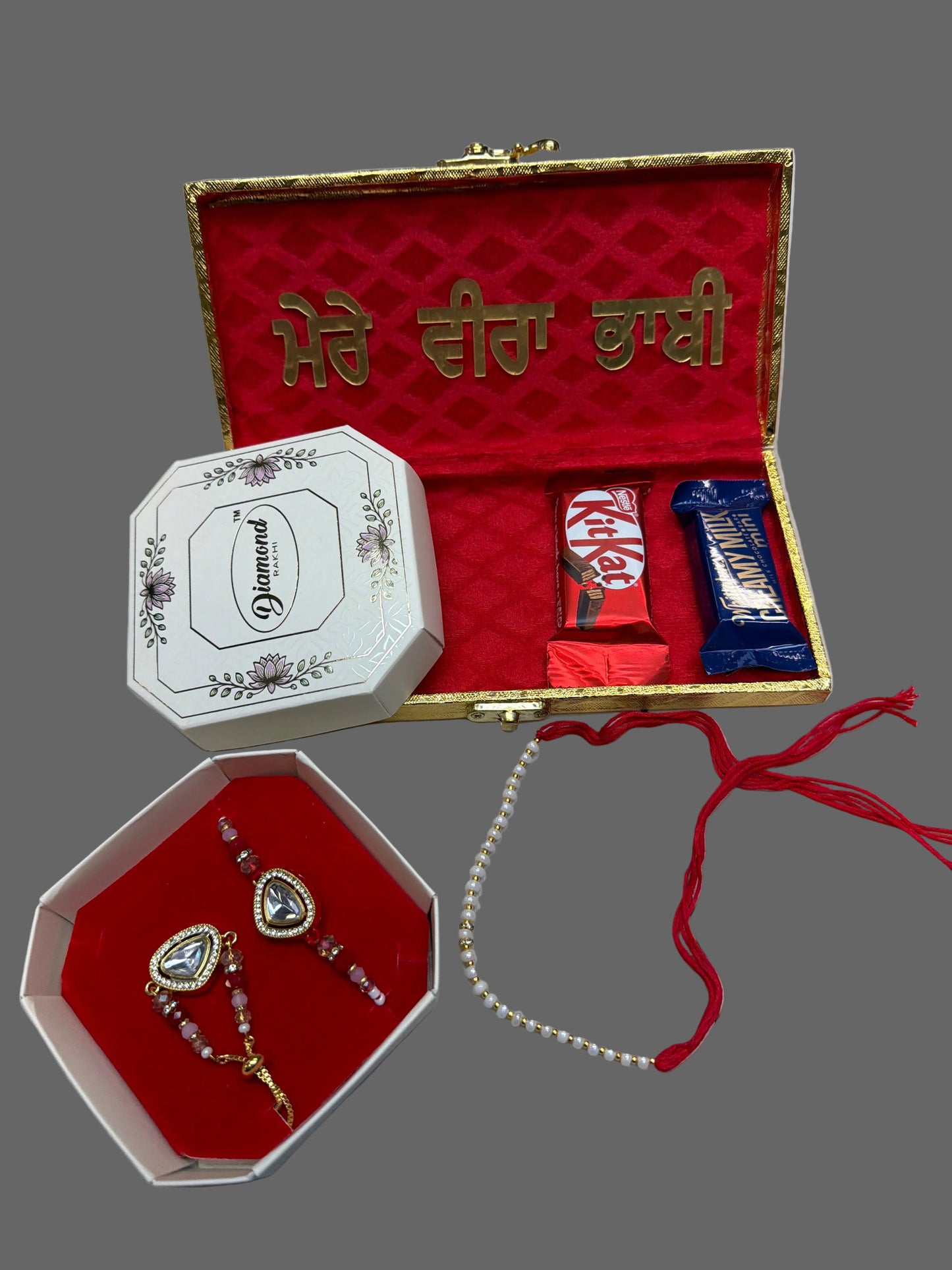 INDIA TO INDIA ONLY- Couple Rakhi box