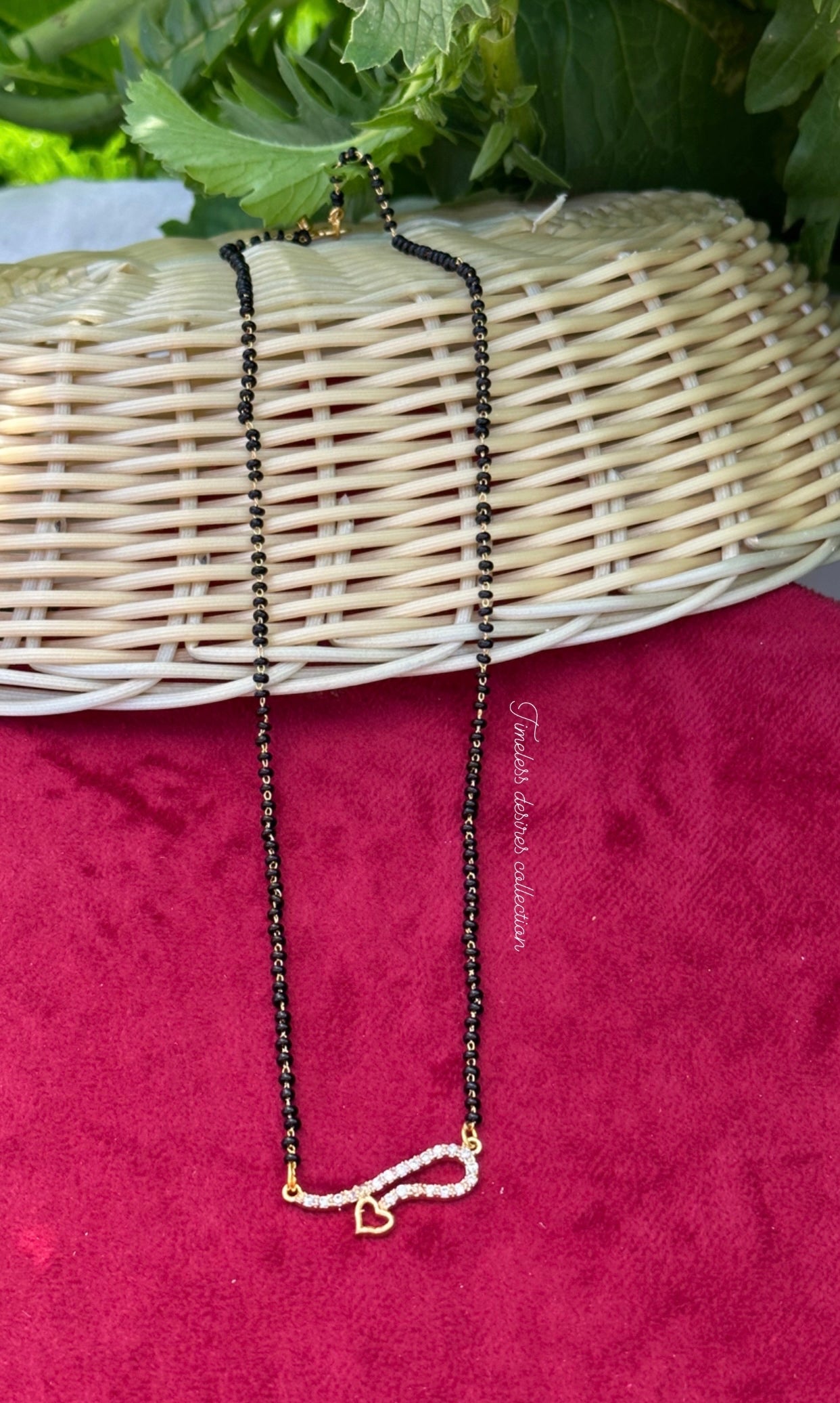 Mangalsutra necklace in AD