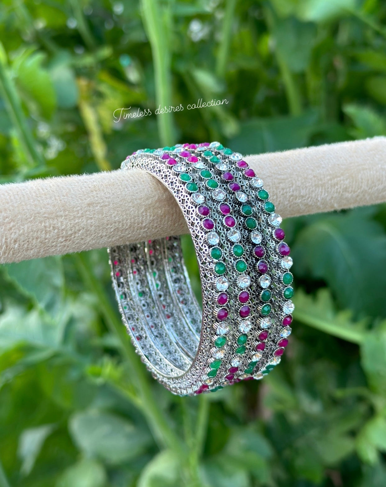 Oxidised bangles / kangan’s in multi ( set of 4 )