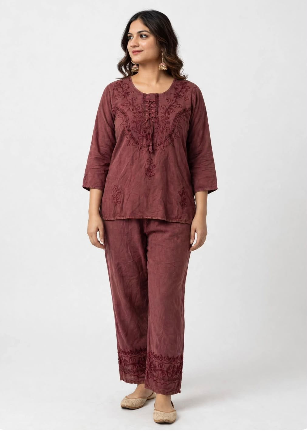 Soft Fabric stylish Co ord set free size, Code 351