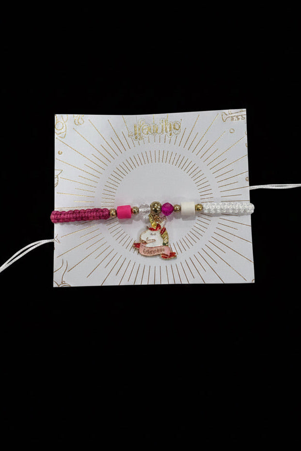 Unicorn girls adjustable Dori rakhi