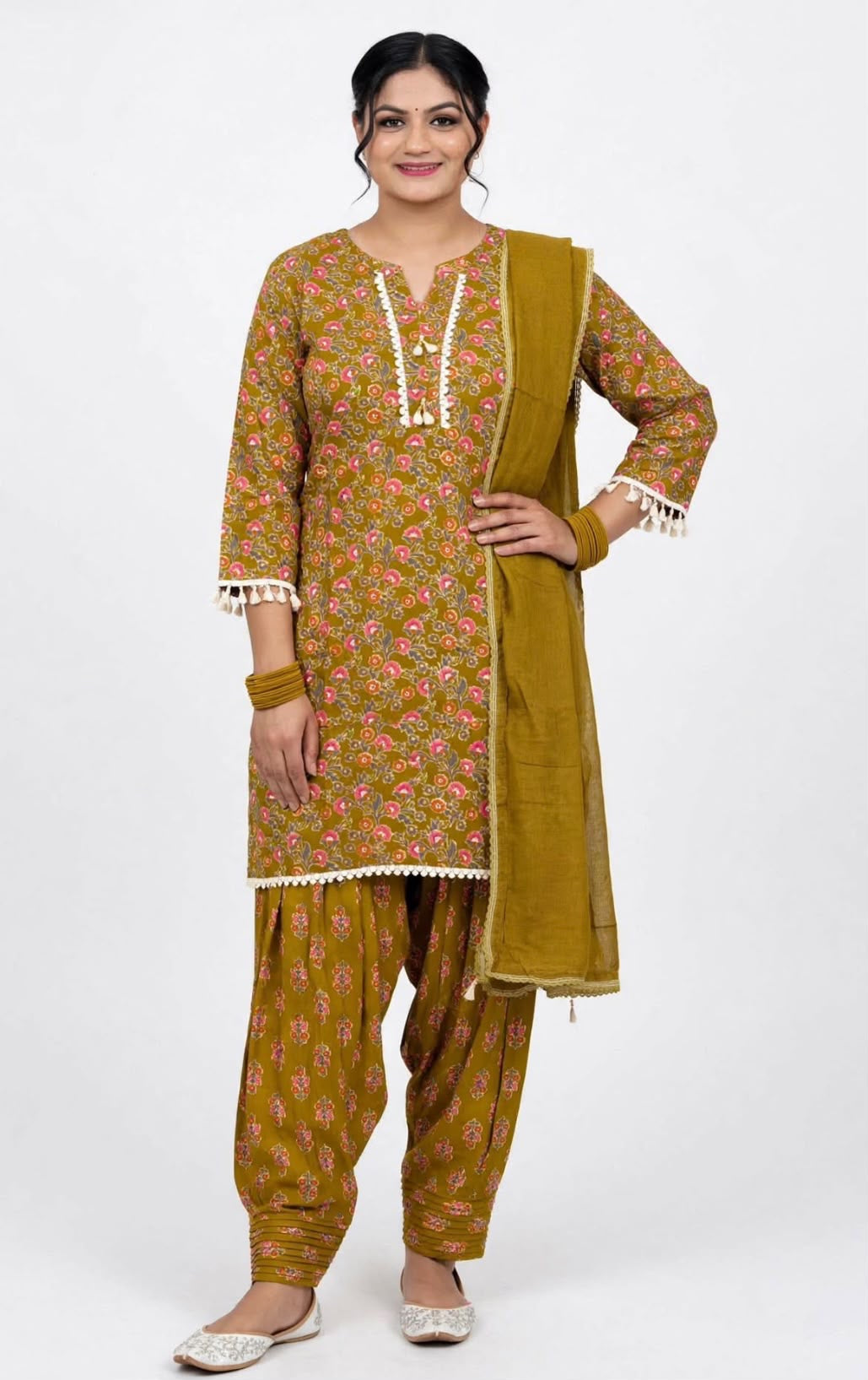 Farshi salwar suit in cotton, Code: 342