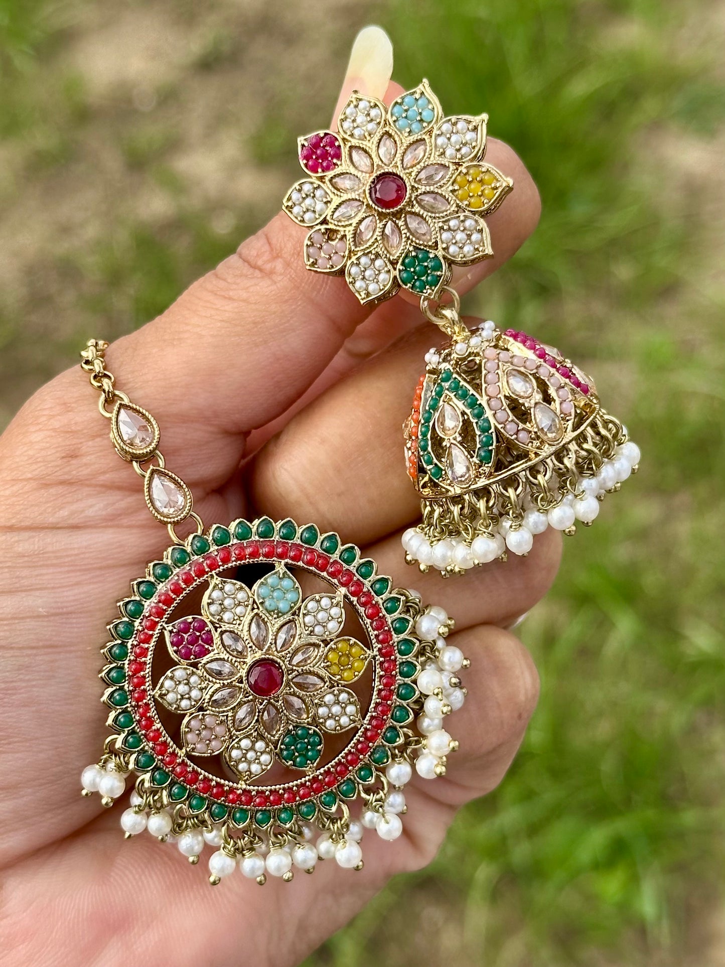 Multi colour Pakistani Tikka set J3