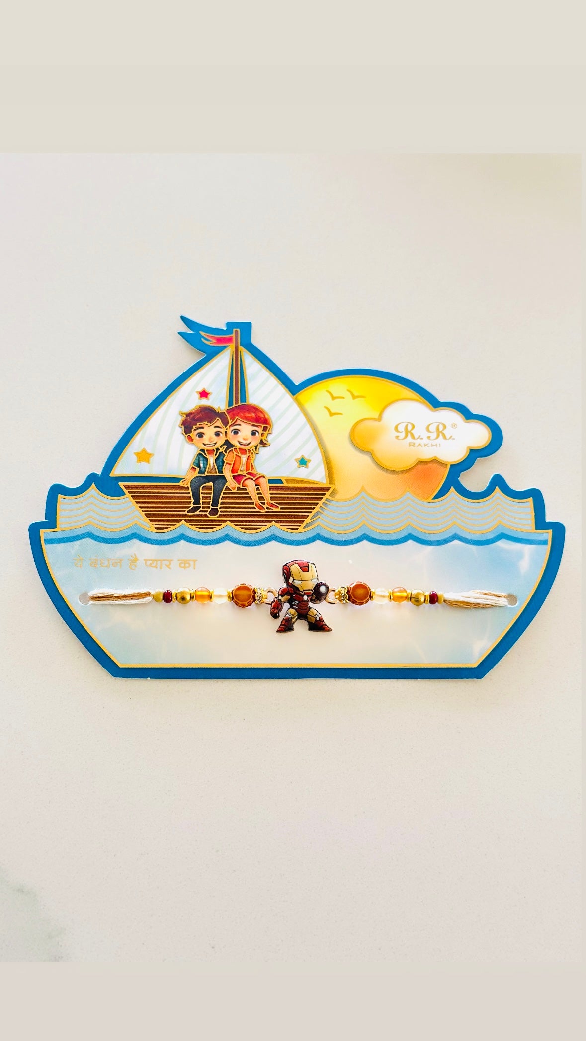 Kids Rakhi / Rakhdi packs - Iron Man ( Code A81 )