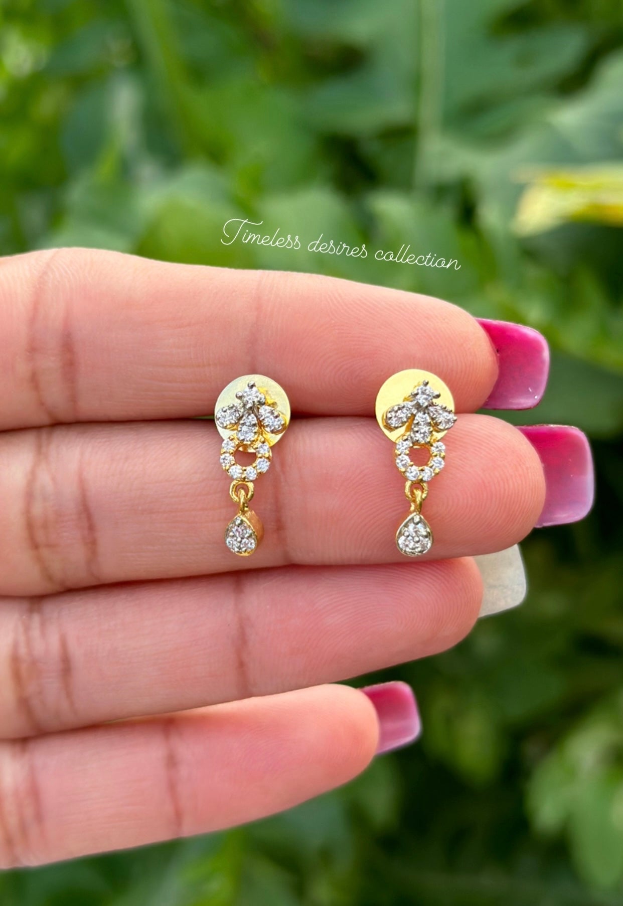 Mangalsutra necklace in American diamond