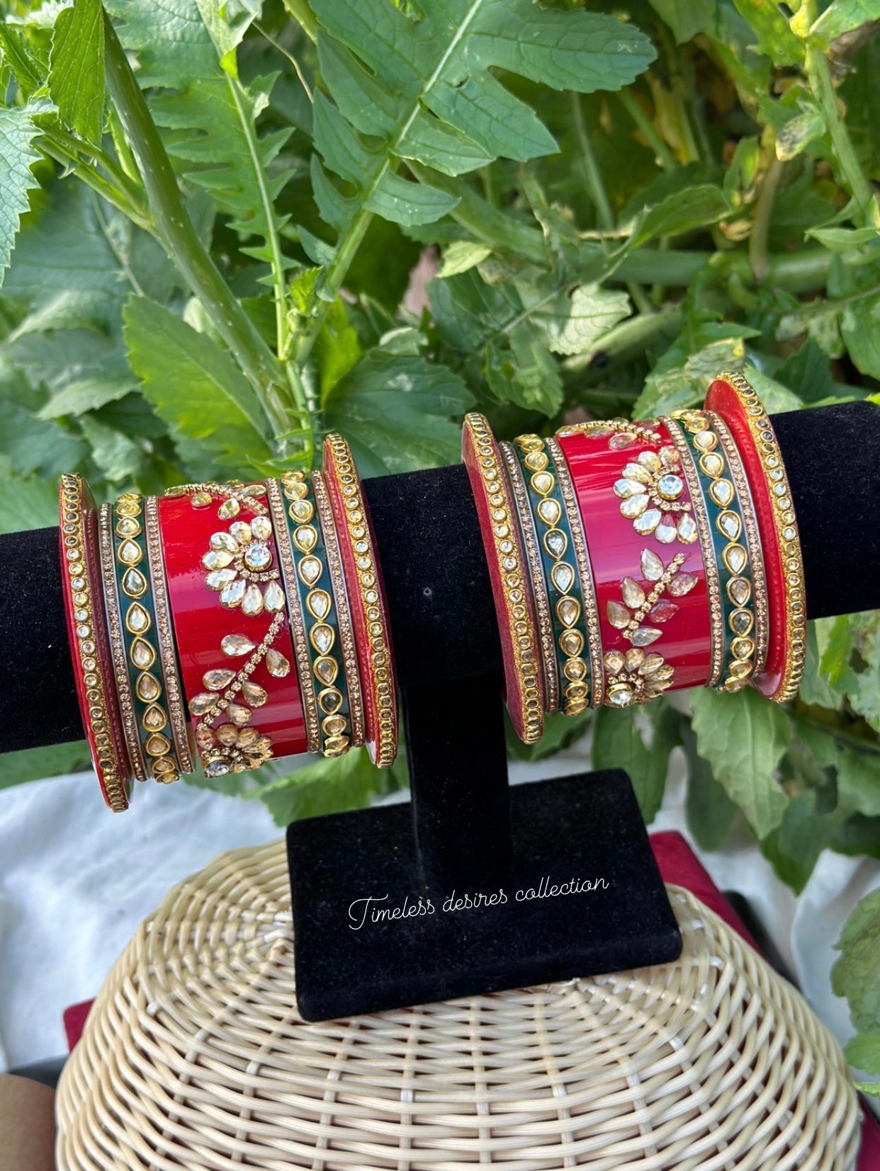 Rajwadi Chooda Bangles ( set of both hands )