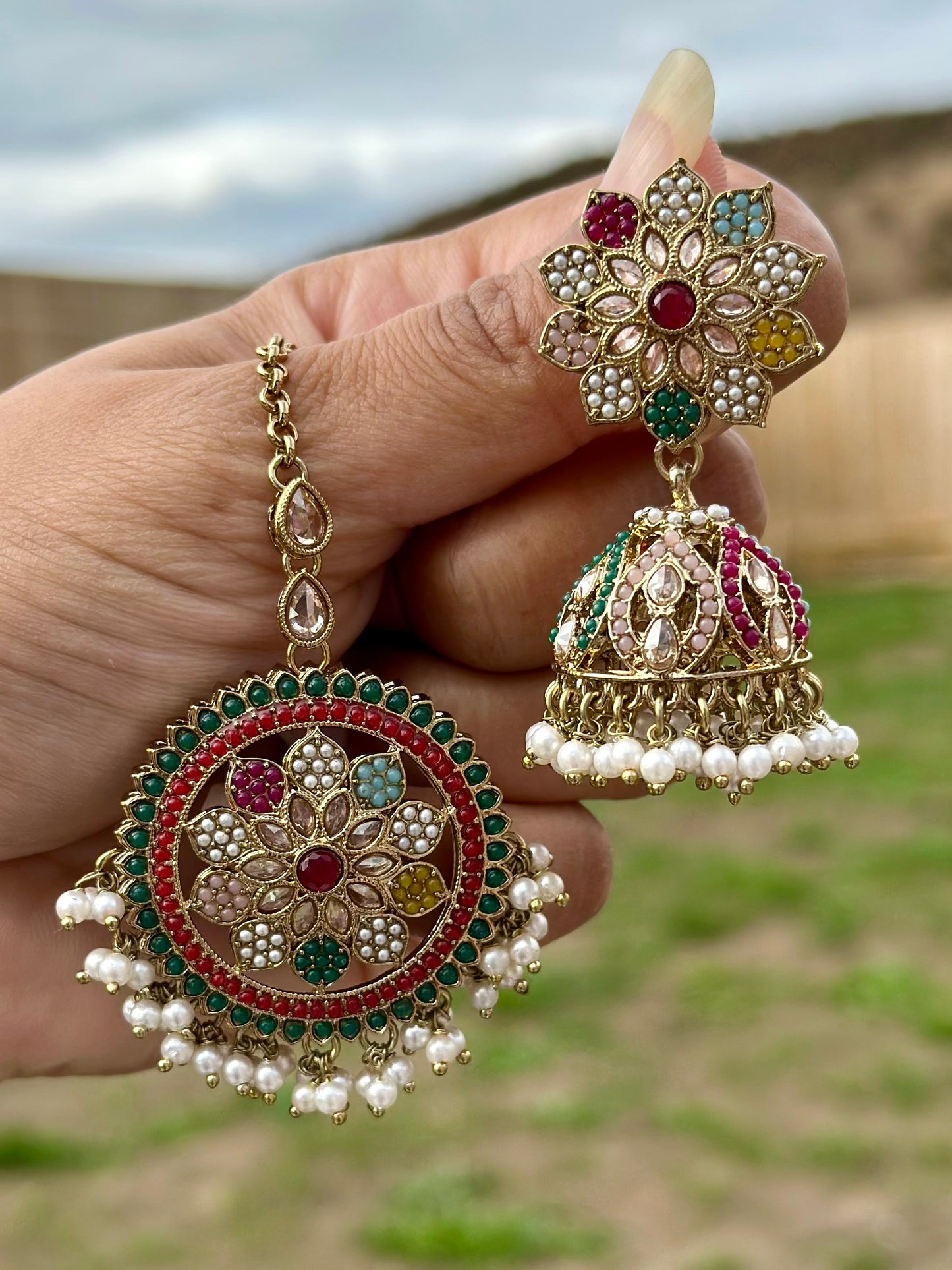 Multi colour Pakistani Tikka set J3