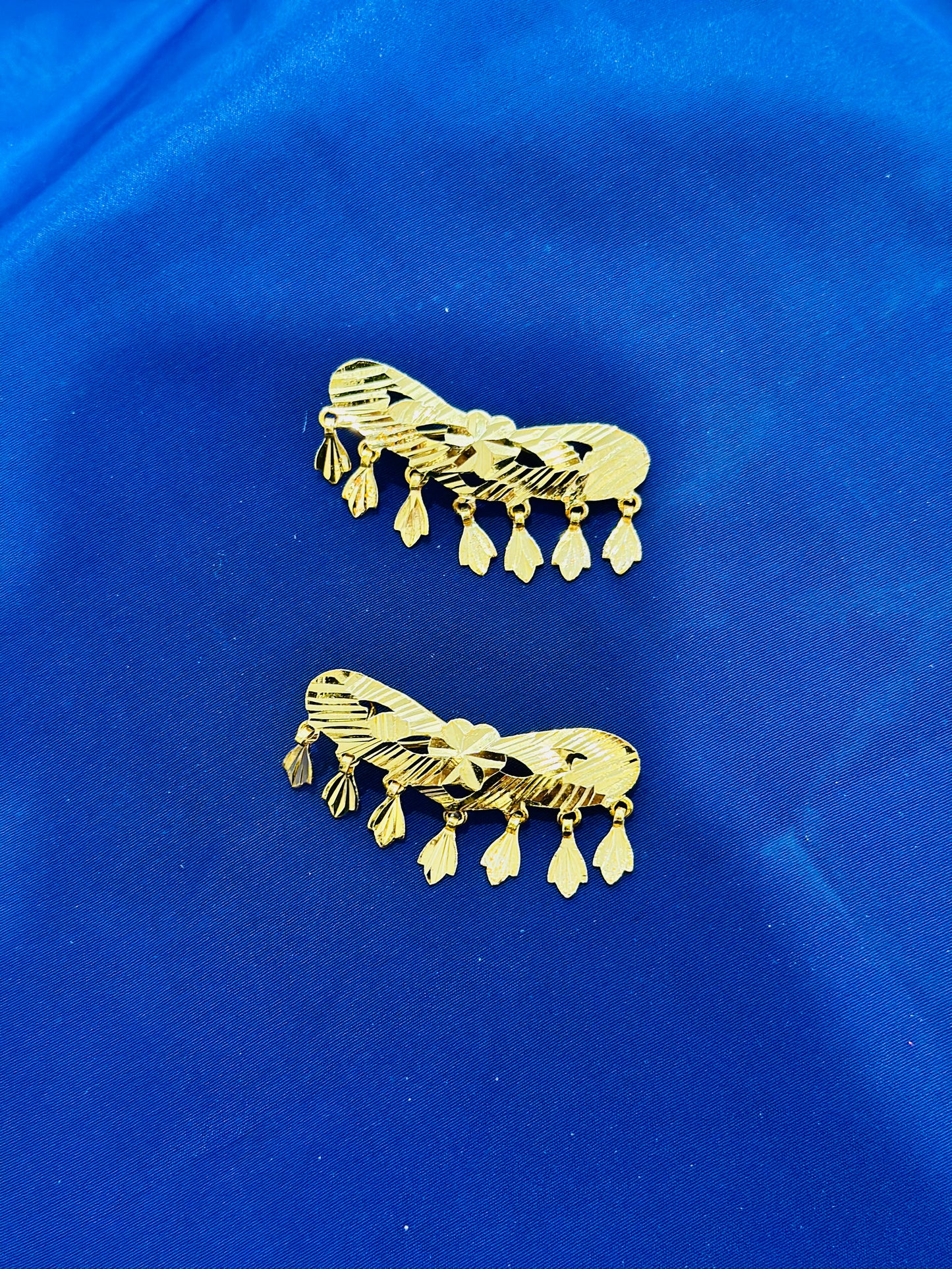 Gold plated hair clips - (Code:048)