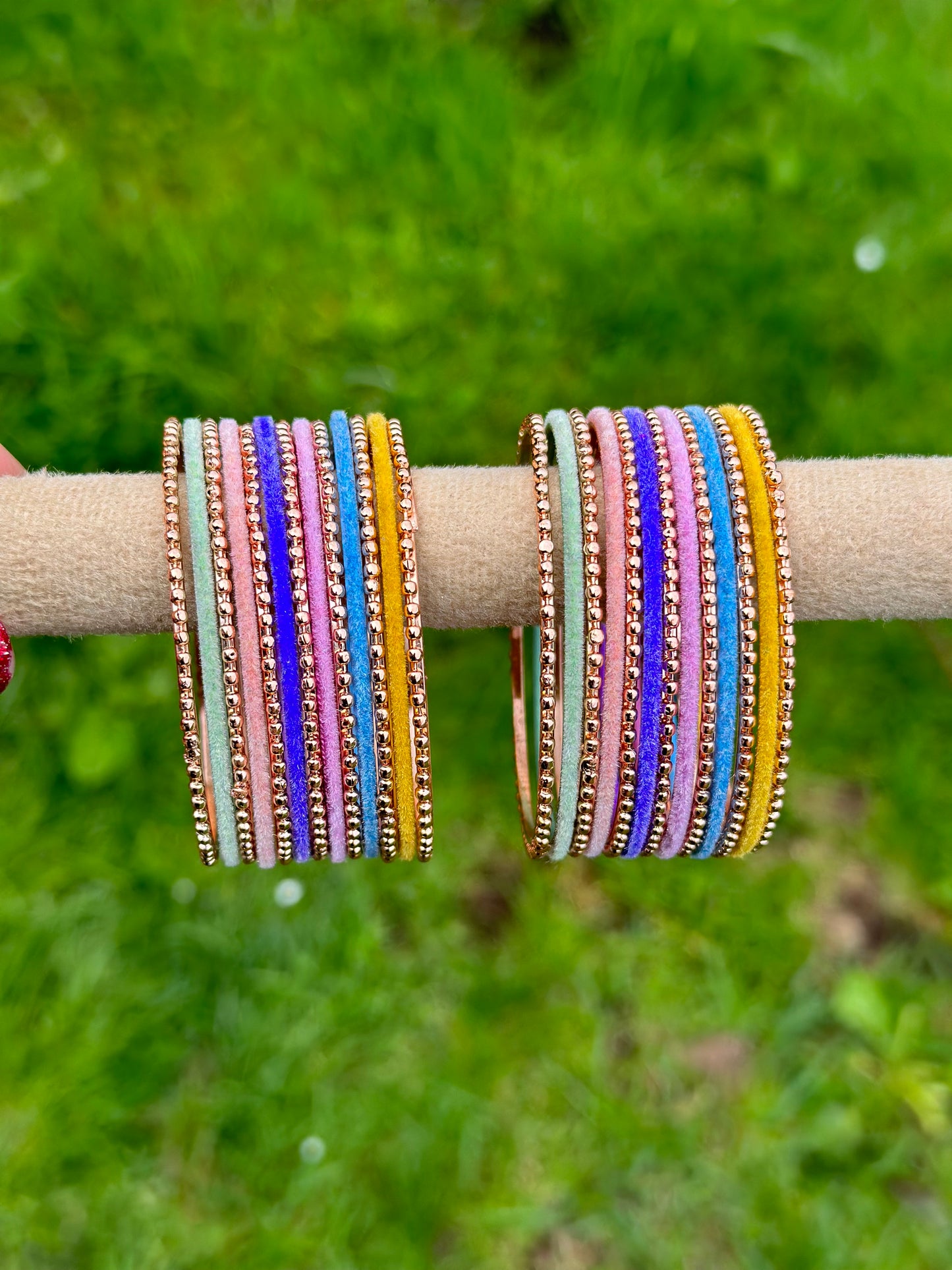 Multi Bangles in Pastel colours