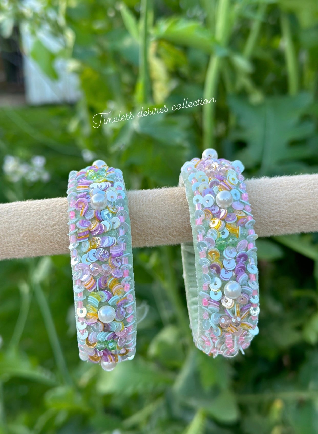 Multi coloured handmade soft kangan bangles