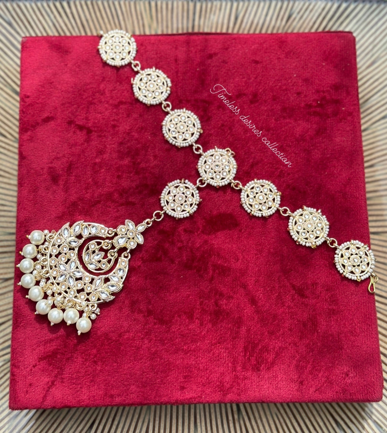 Matha patti in kundan