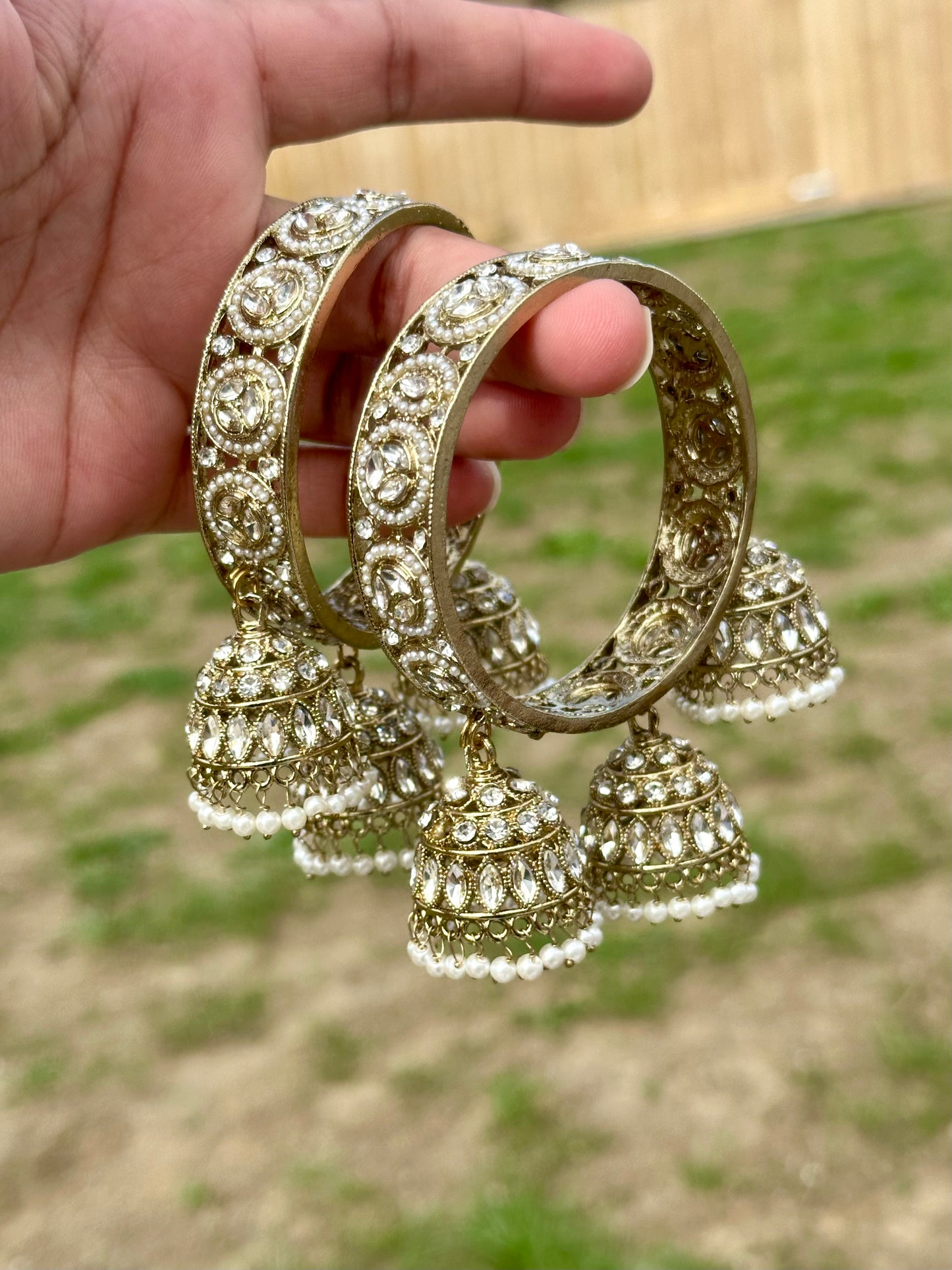 Golden kangan with latkan (set of 2) B10