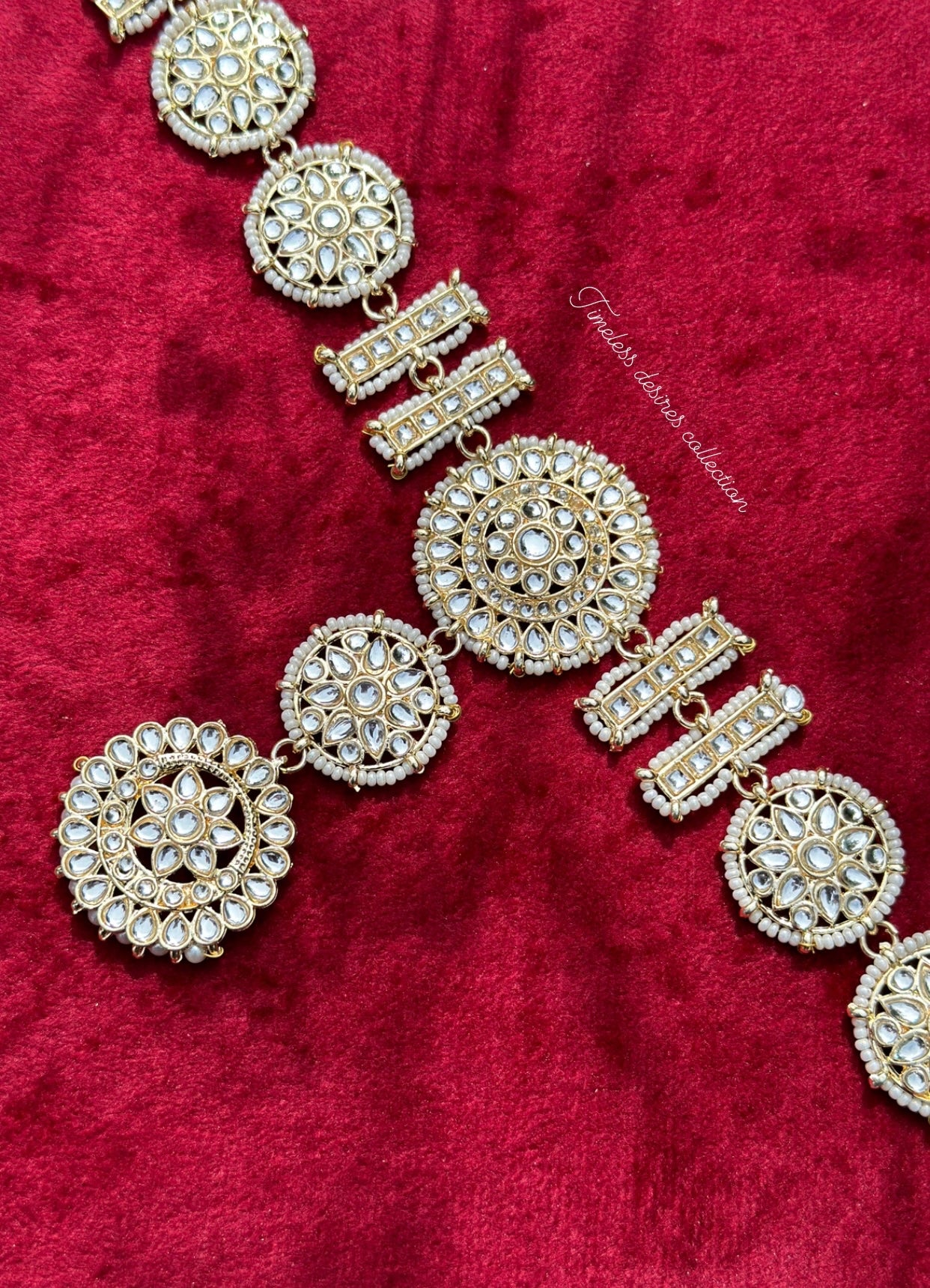 Matha patti in kundan