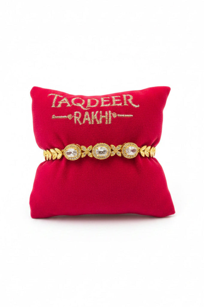 American diamond Rakhi Bracelet ( Premium quality ) - Code 415