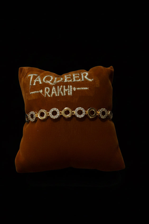 Premium rakhi bracelet in American diamond
