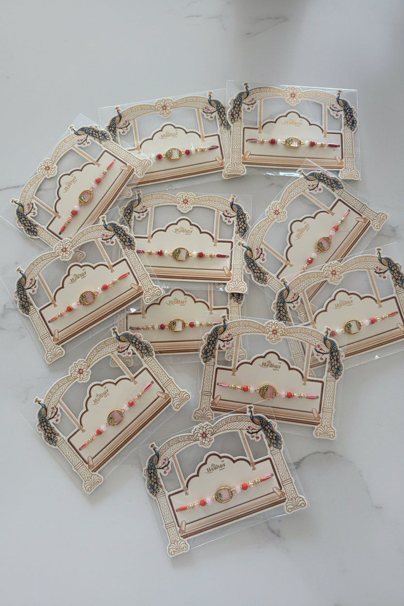 Meenakari rakhi packs ( per pc )