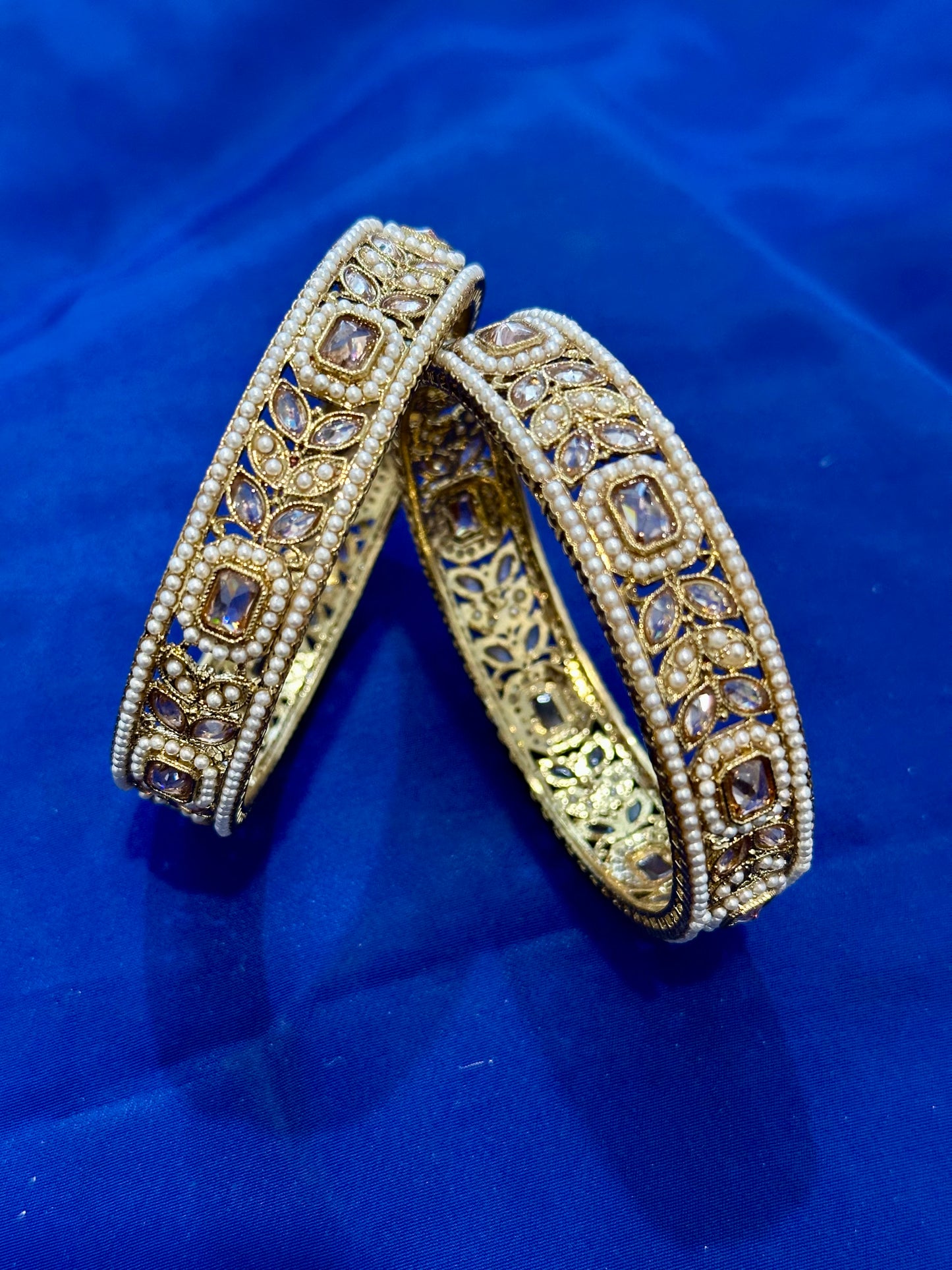 Kada bangle (2pk), Colour: Gold, (Code:025)