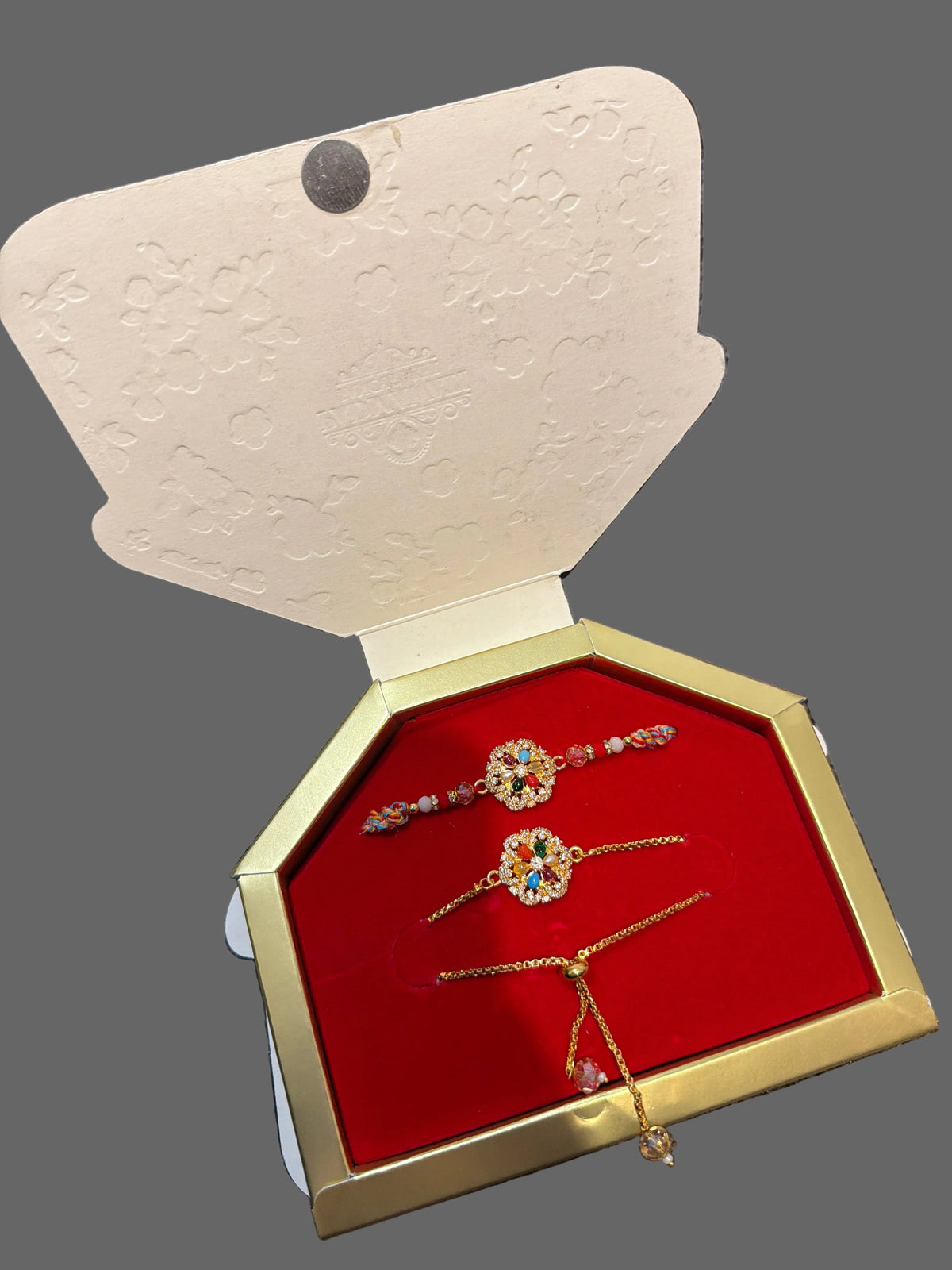Couple premium rakhi combo