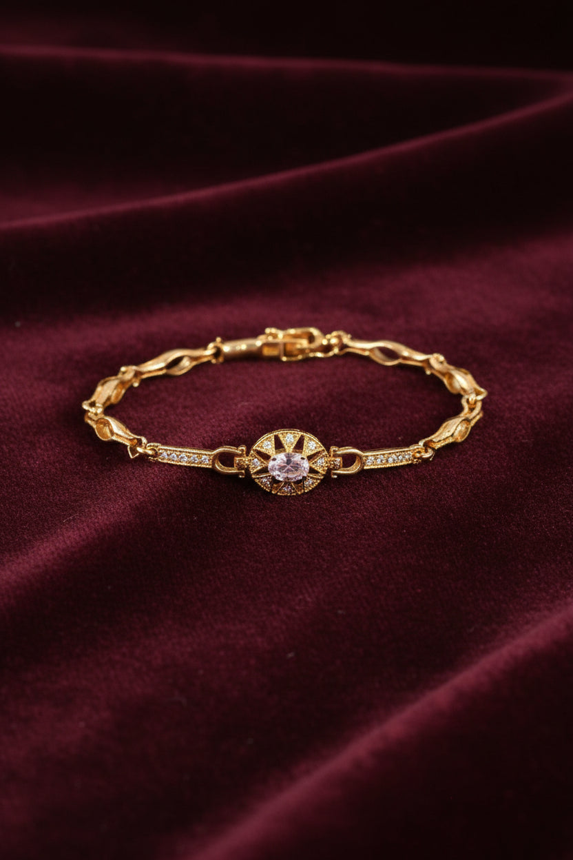 American diamond Rakhi Bracelet ( Premium quality ) - Code 412