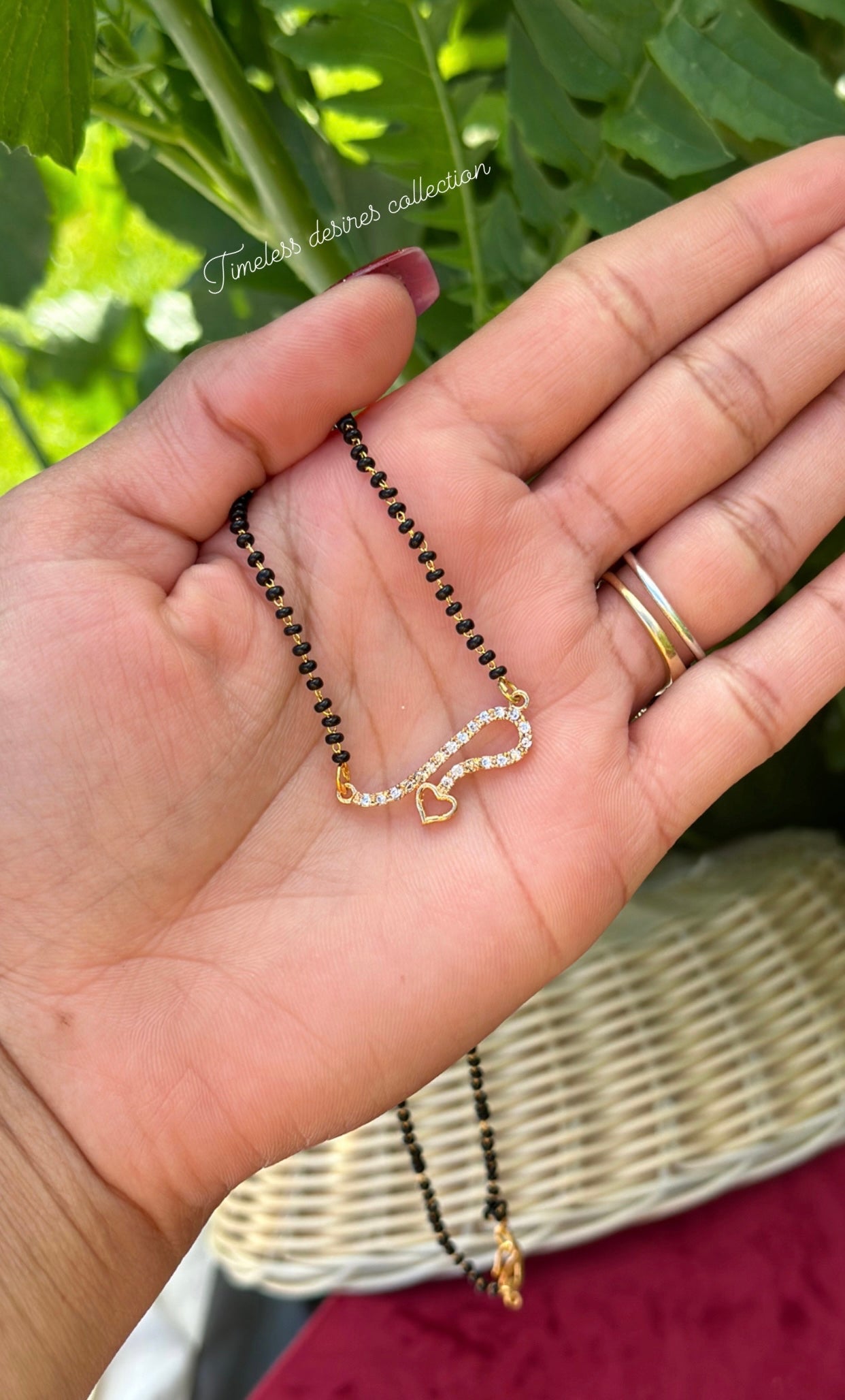 Mangalsutra necklace in AD