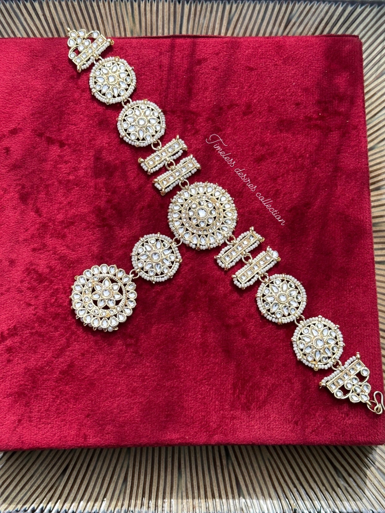 Matha patti in kundan