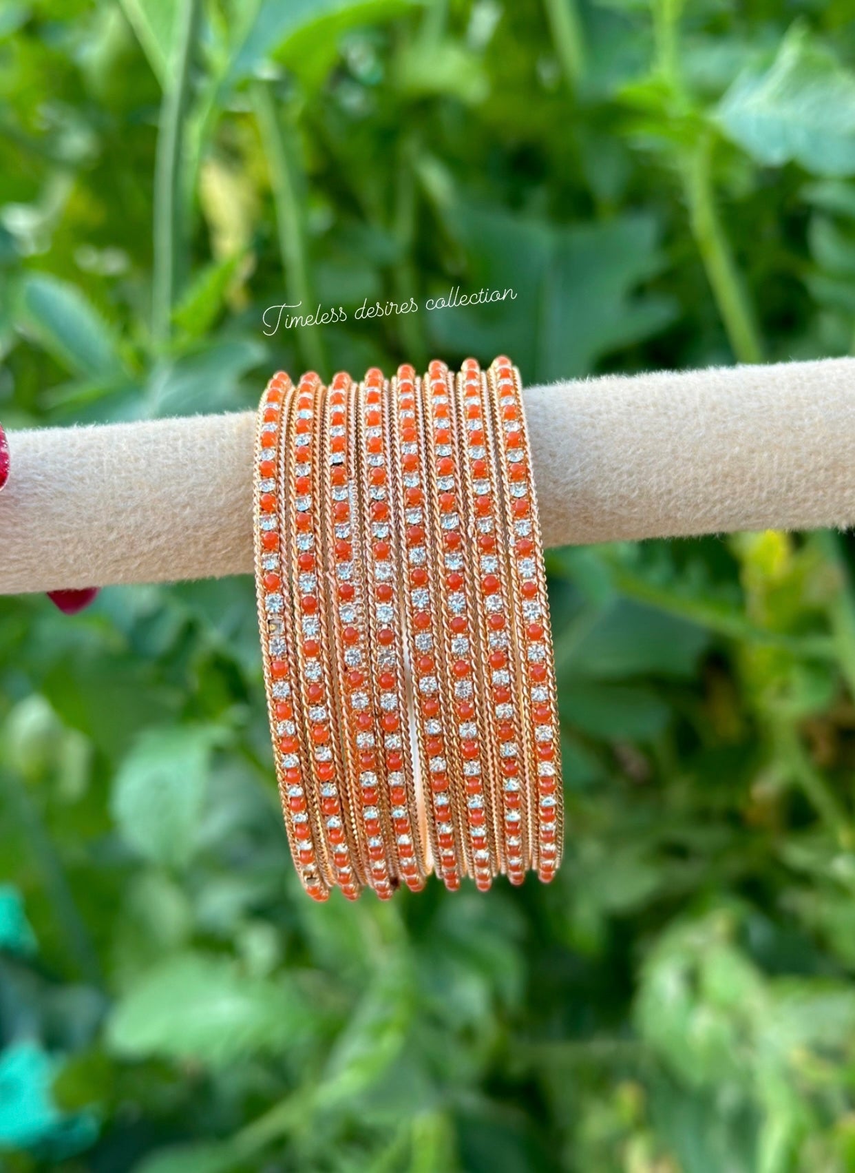 Orange kangan’s bangles