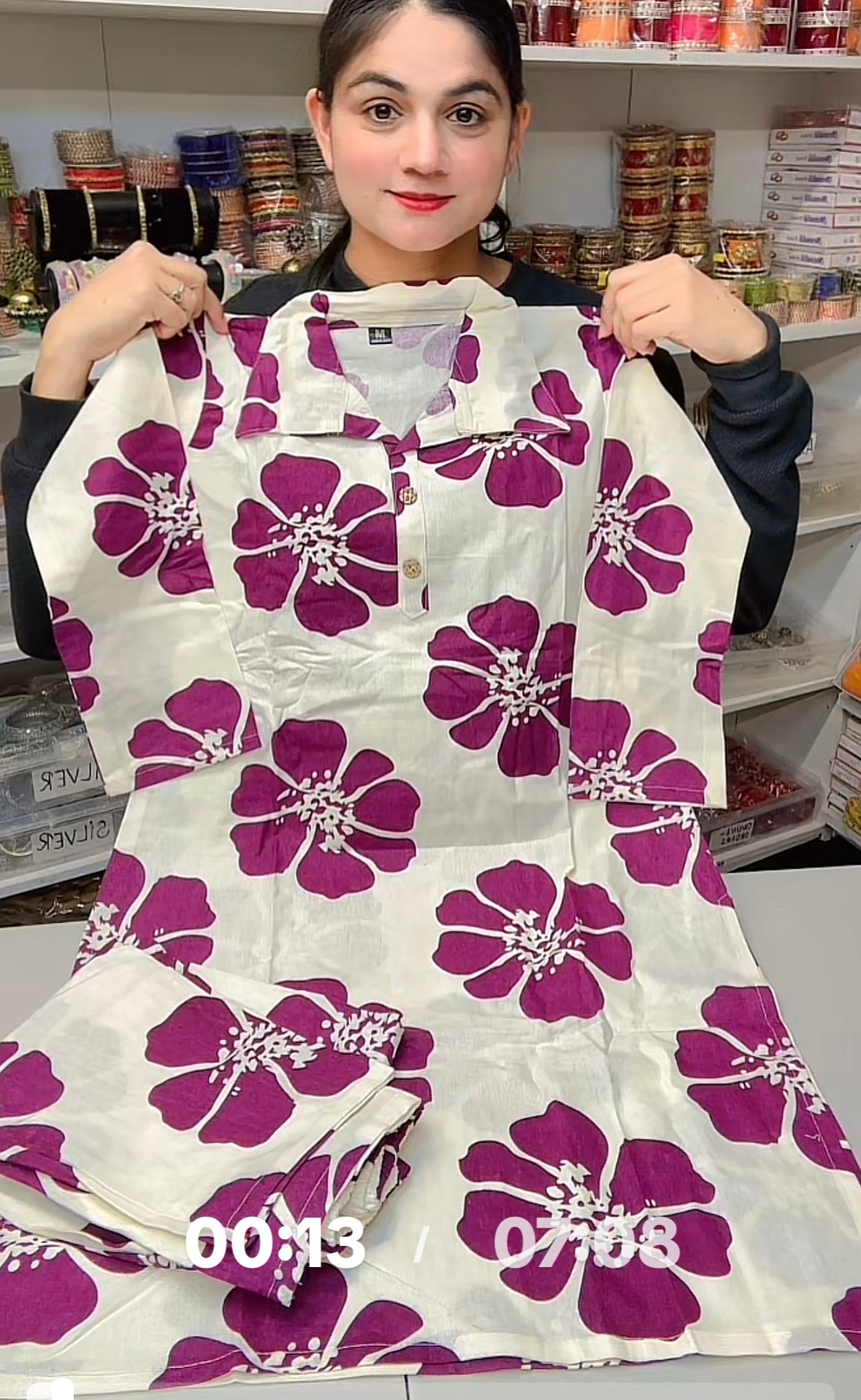Co-ord set in cotton - Code: RE28