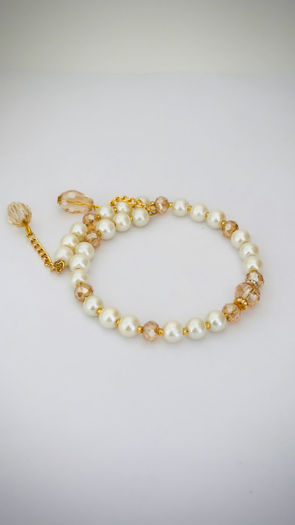 Golden Hanging Rakhi / Rakhdi Bracelets for sister or bhabi ( Adjustable in size )