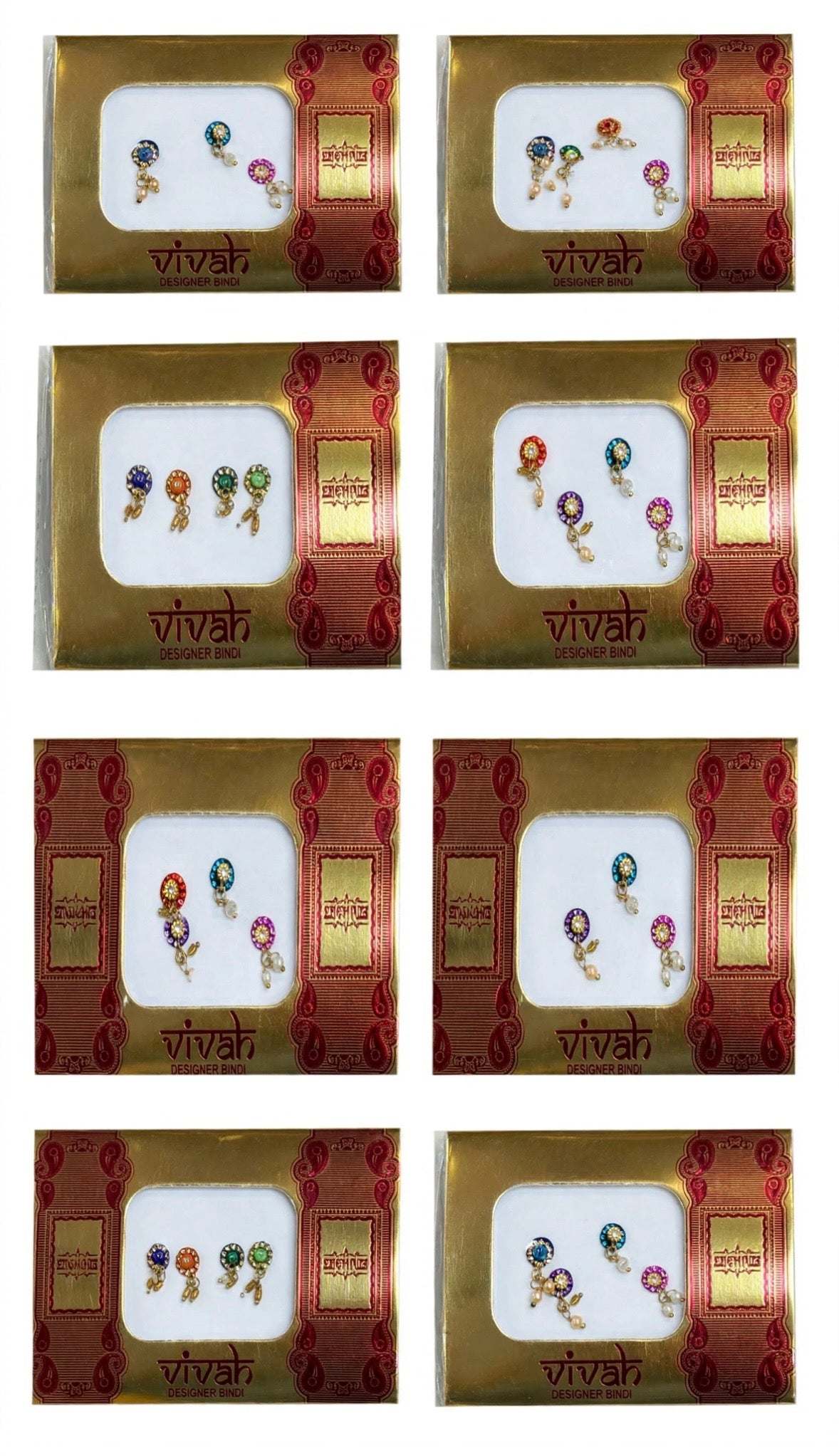 Assorted Kashmiri bind card